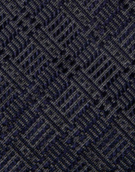 Patrick Hellmann Collection Gray Tie With Purple Pattern 100% Silk thumbnail 1